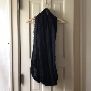 Black Infinity Scarf